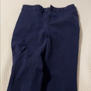 Navy blue ankle pants dress pants